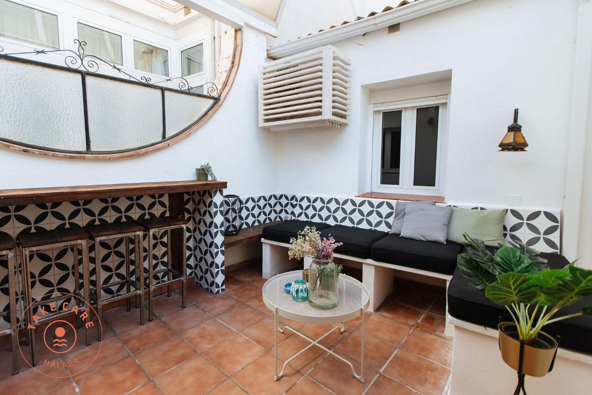 Apartment Casa Riad With Spacious Patio - Tcm Malaga Ngoại thất bức ảnh